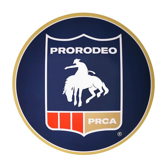 American Art Decor 16" Pro Rodeo Shield Metal Round Cowboy Western Wall Art Décor
